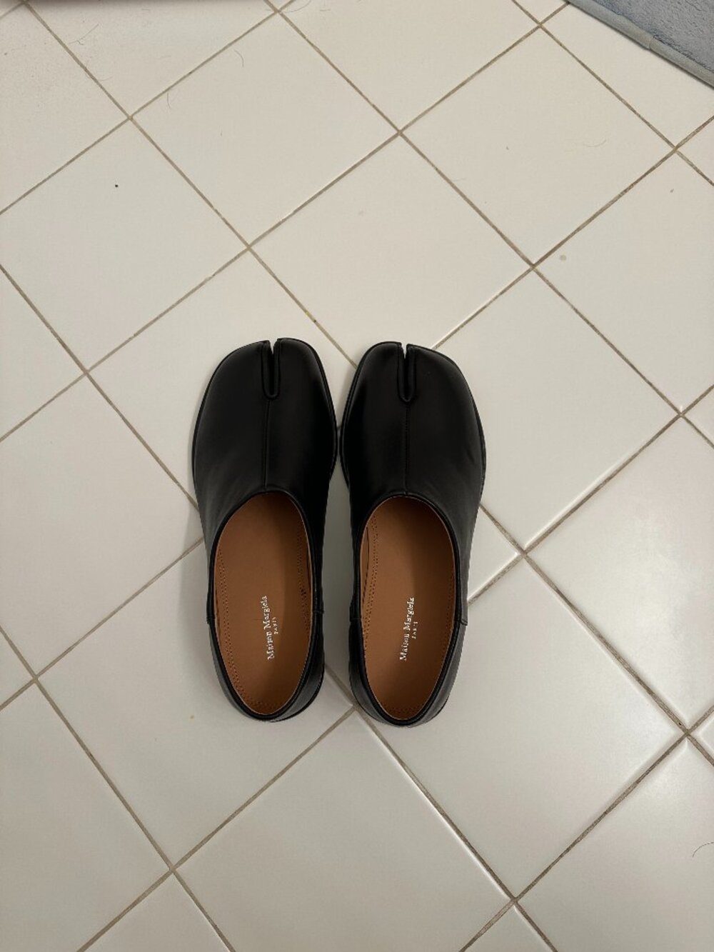 Maison Margiela Tabi Babouche Eu Size 39 US Woman’s Size 8.5 Black